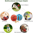 Durable Dog Chew Toy Ball – Bite-Resistant, Treat Dispensing & Teeth Cleaning Rubber Ball for Dogs and Cats