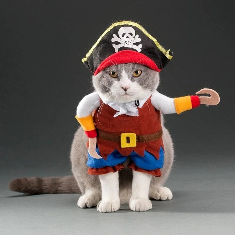 Funny Dog & Cat Costume | Pet Sweatshirt Stand-Up Suit | Cosplay Outfit for Party & Festival