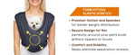 Dog Carrier for Small Dogs Front Facing Dog Carrier Sling Hands Free Cat Sling Size Adjustable Soft Cotton