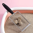 Durable Stainless Steel Litter Scooper | Ergonomic Design | Easy to Clean Cat & Dog Waste Scoop | Heavy-Duty Sleek Pet Tool