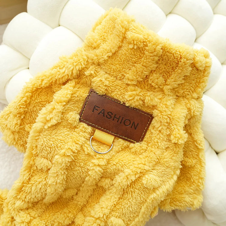 Cozy Fleece Jumpsuit for Small Dogs/Cats | Winter Pajamas for Chihuahua/Yorkie