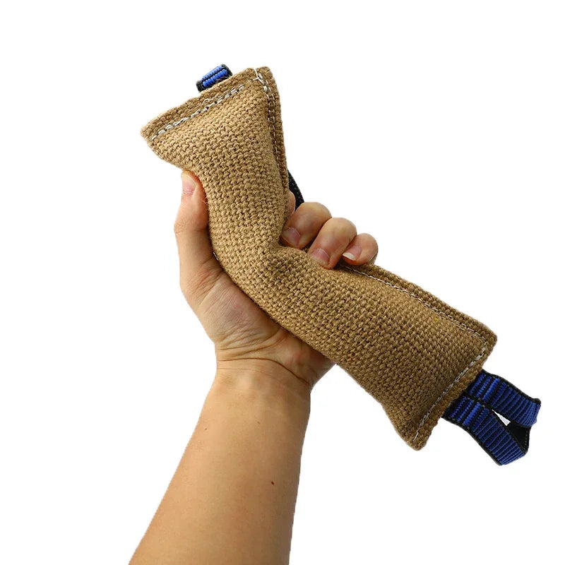 Dog Training Bite Tug Pillow Sleeve with 2 Rope Handles – Durable Chewing Toy for Malinois, German Shepherd, Rottweiler