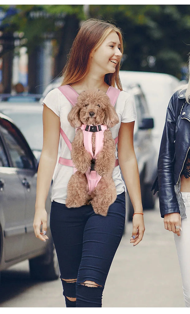 Chest Pet Bag Large Dog Backpack – Convenient and Comfortable Carrier for Medium Breeds