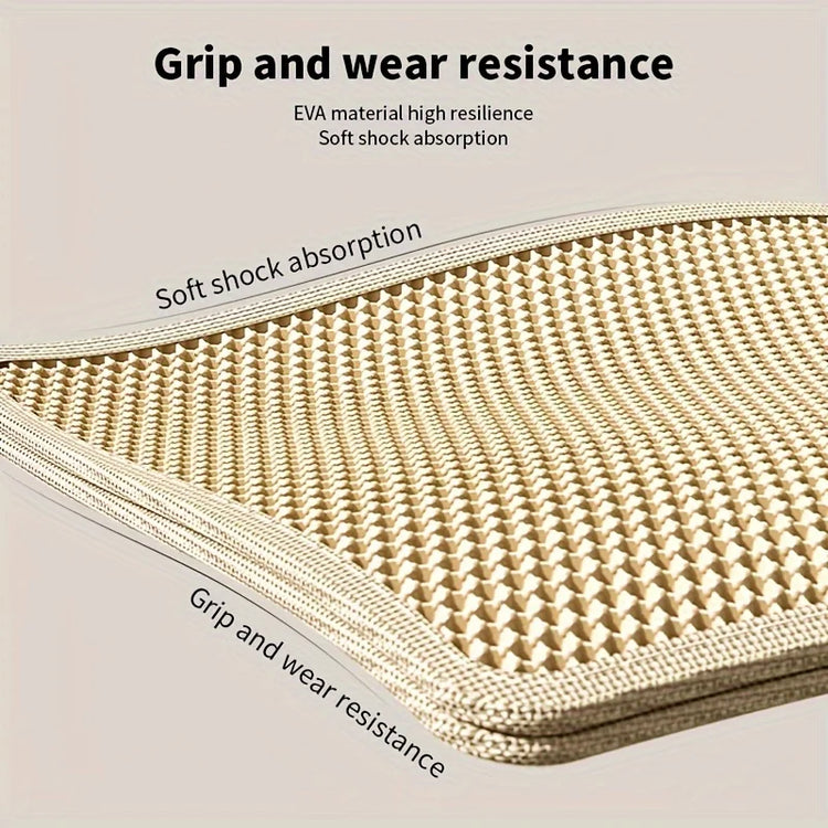1Pc Large Size Cat Litter Mat | Advanced Honeycomb Double-Layer Design | Urine Waterproof | Easy Cleaning | Scatter Control | Stay Clean