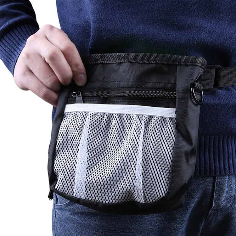 Pet Dog Training Treat Pouch – Snack Food Waist & Crossbody Bag for Walking