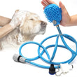 Pet Shower Sprayer with Massage Brush – 2.5M Hose, Indoor & Outdoor Use for Dogs and Cats