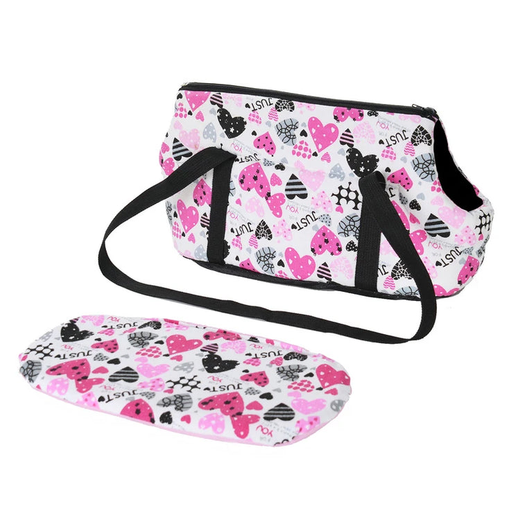 Classic Pet Carrier Sling Bag for Small Dogs – Soft, Portable Puppy and Cat Travel Bag