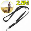 Adjustable 2.5M Double-Ended Dog Leash – Durable Police-Style Training Lead