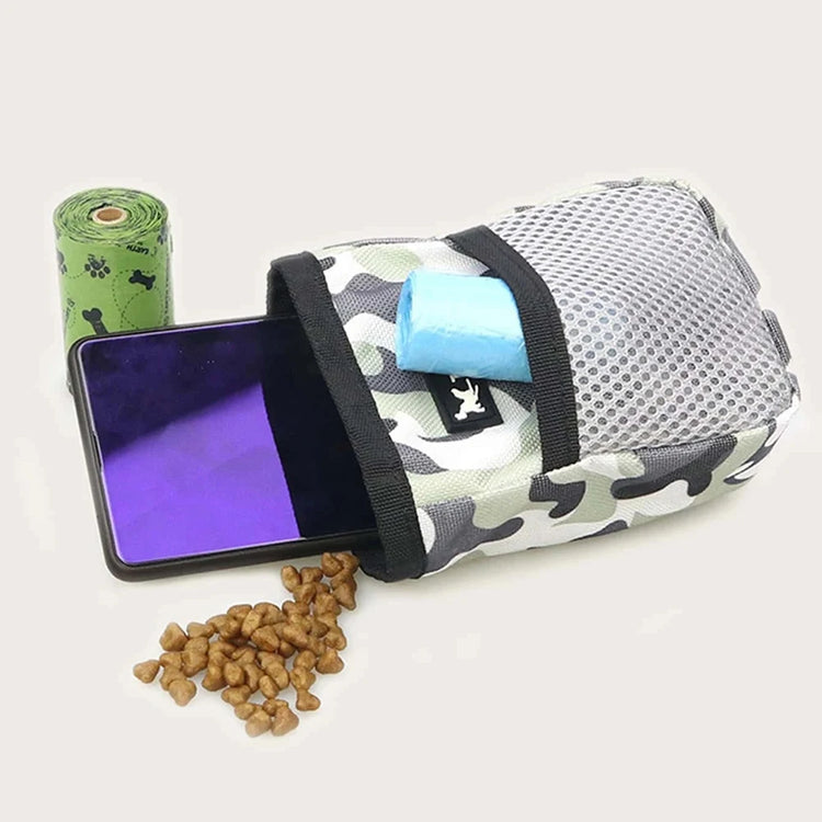 Pet Training Treat Bag – Compact, Hands-Free Snack Pouch for Outdoor Walks & Agility Training