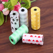 Dog Poop Bags Pet Waste Garbage Bags Unscented 15 Sheets Per Roll Outdoor Carrier Holder