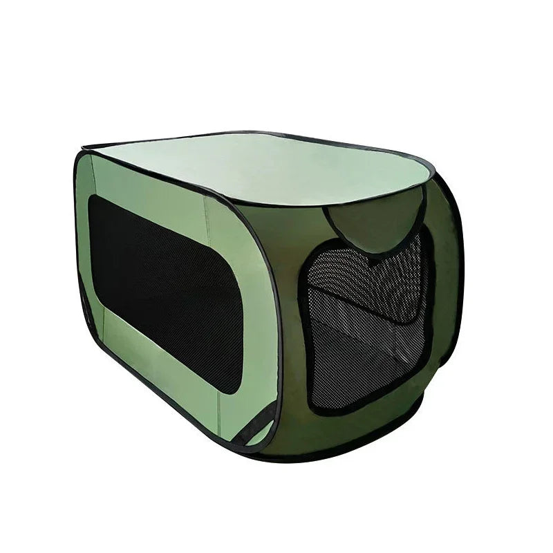 Portable Large Dog Bed Pop-Up Kennel – Indoor Outdoor Crate for Pets, Car Seat Kennel & Cat Bed