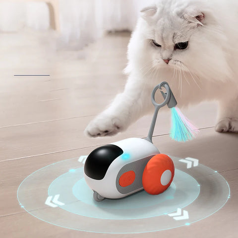 Electric Cat Toys | Remote Control | Sports Car Teaser Stick | Self-Help Boredom Reliever | Indoor Cat Interactive Toy | Smart Cat Toys | Pet Supplies