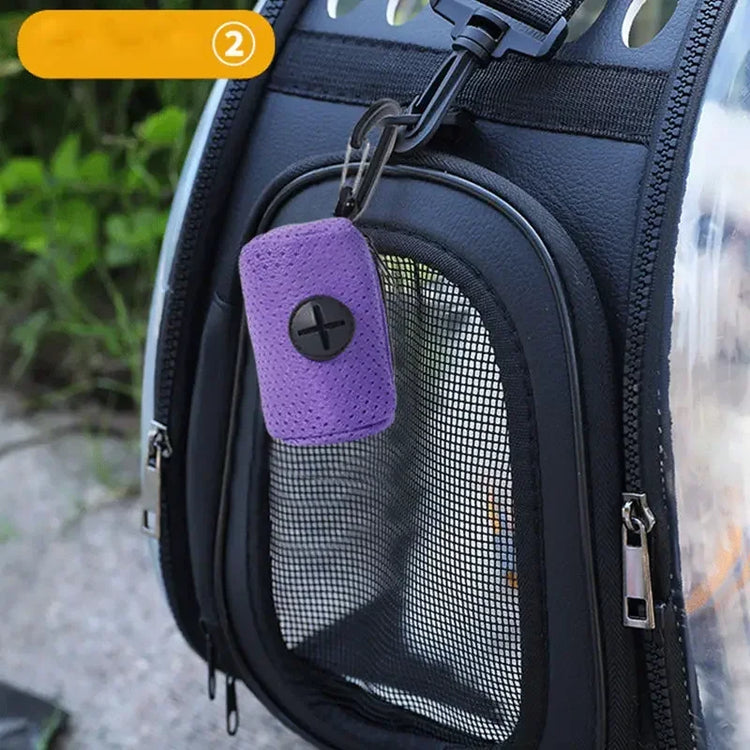 Portable Dog Poop Bag Dispenser – Stylish Pet Waste Bag Holder for Clean Walks