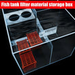 Aquarium Cube Filter – Modular Multi-Layer Fish Tank Filter Storage Box for Clear Water