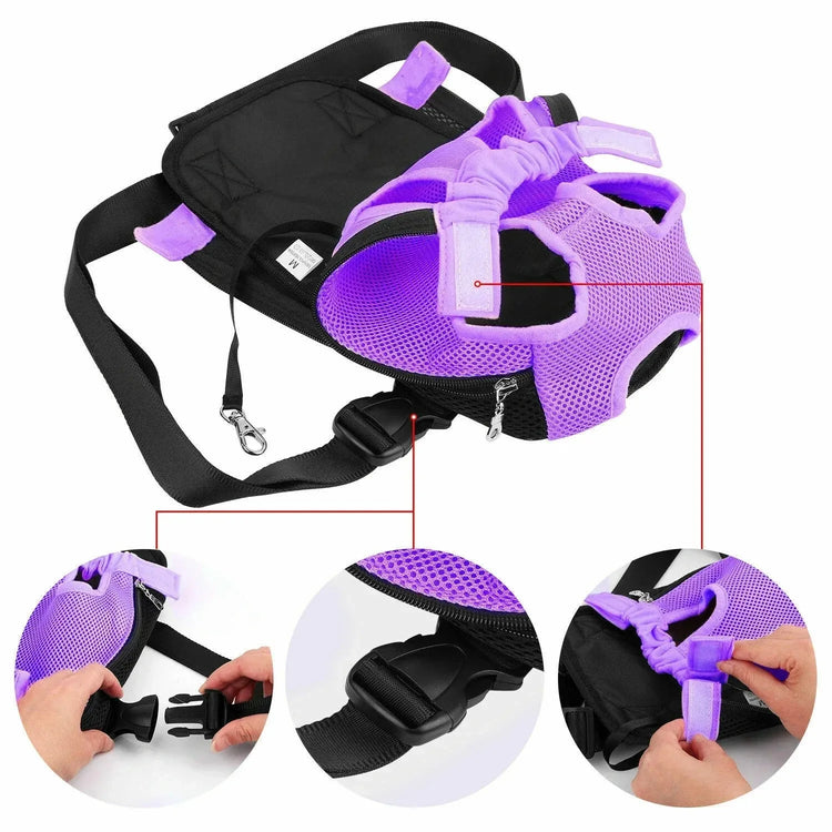 Breathable Dog Carrier Backpack for Small Dogs and Cats – Lightweight Pet Travel Backpack