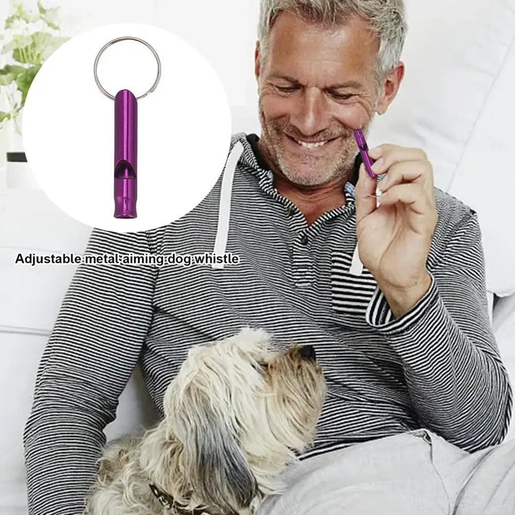 Ultrasonic Dog Training Whistle – Adjustable Frequency for Recall & Bark Control