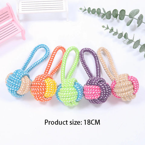 Pet Dog Toys for Large Small Dogs Toy Interactive Cotton Rope Mini Dog Toys Ball for Dogs Accessories Toothbrush Chew Puppy Toy