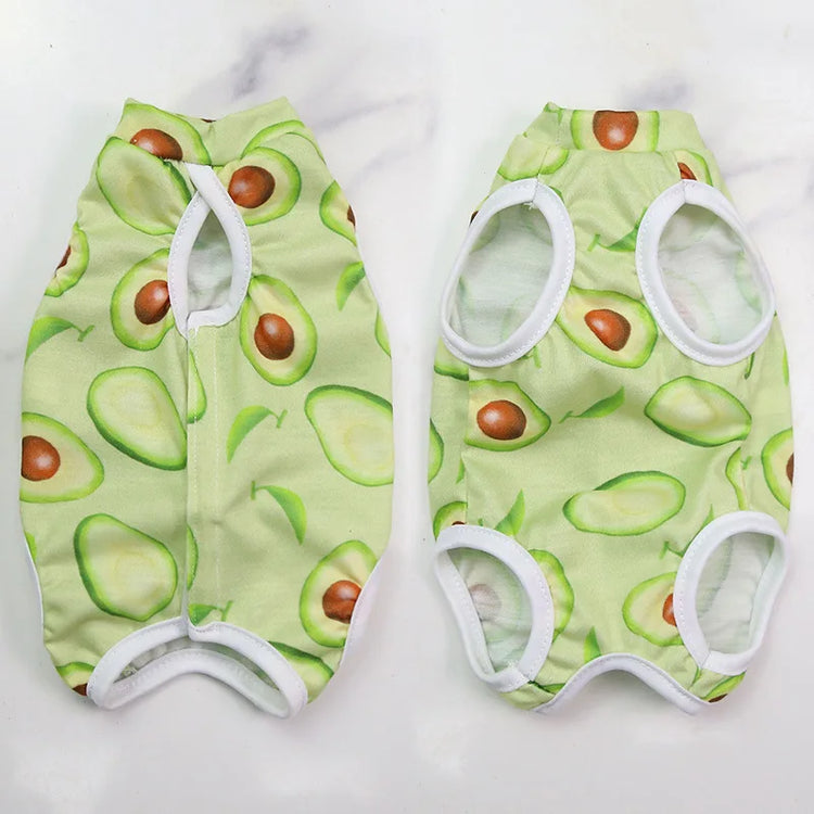 Cat/Small Dog Recovery Suit | Anti-Licking Sterilization Clothes | Breathable Surgery Vest for Spring/Summer