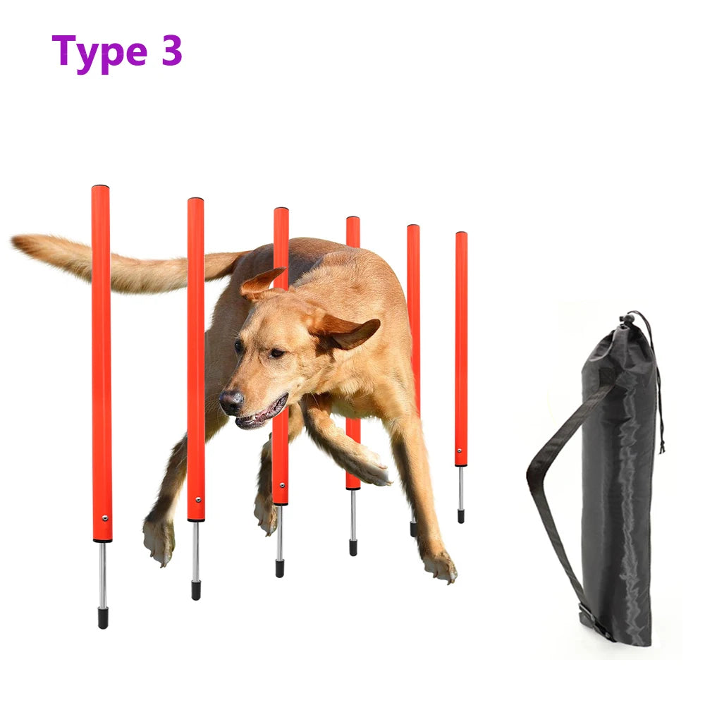 Portable Dog Agility Equipment Jumping Training Tool for Outdoor Exercise