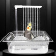 Bird automatic Bathing Tub | Small Parrot Bowls / Multipurpose Small Bathtub Bowl - Cage USB Bird Shower Fountain For Parakeets