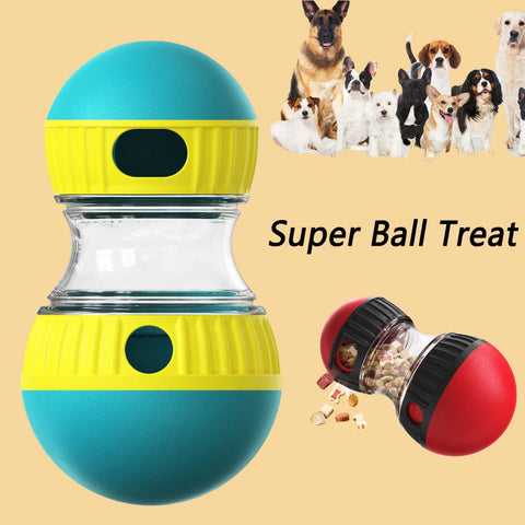 Interactive Dog Toy for Small to Large Dogs & Cats – IQ-Boosting Indoor Training Ball