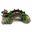 Fish Tank Artificial Bridge Resin Landscape Decoration Bridge Aquarium Equipment Accessories Ornament Cave Aquatic Pet Fish