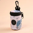 Hangable Dog Poop Bag Dispenser with Zipper – Portable, Lightweight Waste Bag Holder for Dog Walking, Cute & Convenient