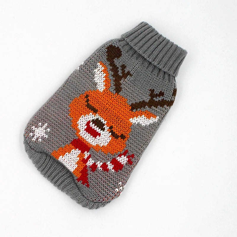 Warm Pet Clothes | Christmas Knitted Sweater | For Small, Medium Dogs/Cats