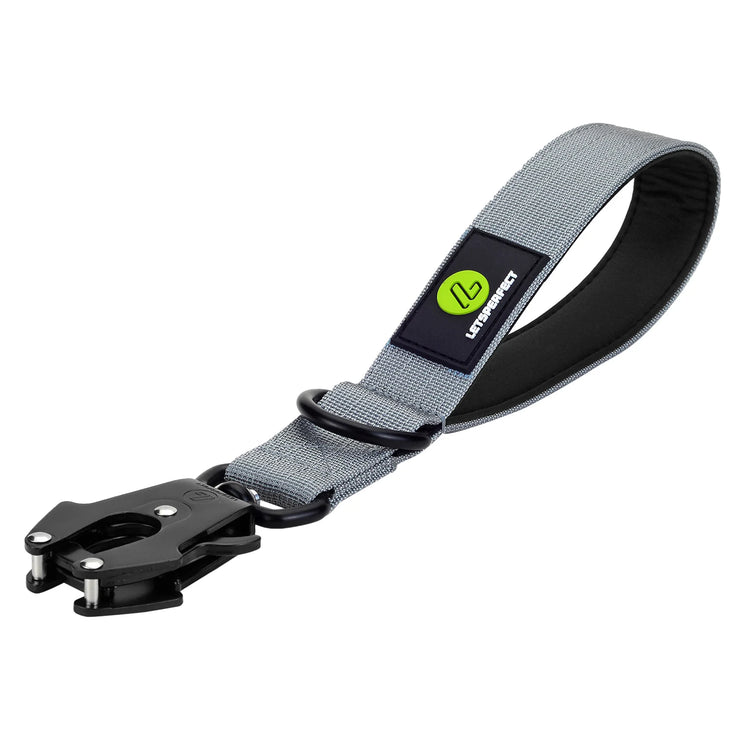 Short Padded Traffic Lead for Dogs – Heavy-Duty Nylon Leash with Quick Release Clip