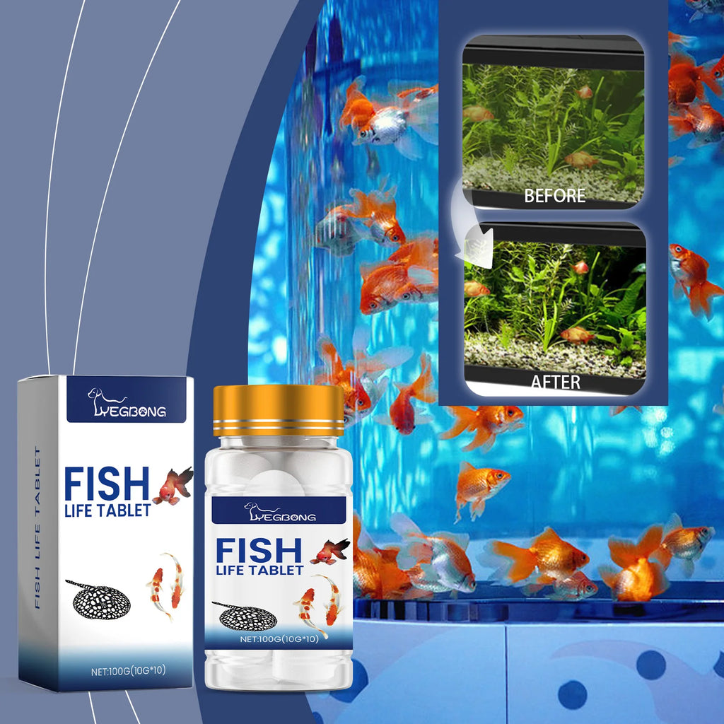 YEGBONG Algaecide 100ml – Rapid Water Purifier & Algae Inhibitor for Fish Tanks and Ponds