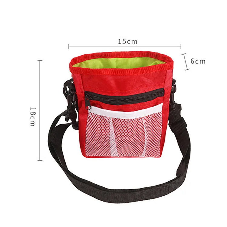 Pet Dog Training Treat Pouch – Snack Food Waist & Crossbody Bag for Walking