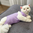 Cat Surgery Recovery Suit | Post-Op Onesie for Cats | E-Collar Alternative for Wound Protection