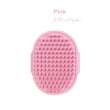 Cat Grooming Comb | Dog Bath Brush - Pet Grooming Shedding Soothing Massage | Rubber Bristles Comb with Adjustable Ring Handle
