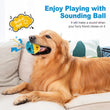 COOLPLAY Dog Chew Toy – Interactive Teeth Cleaning Sound Ball with Treat Dispensing