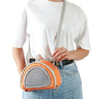 Portable Breathable Small Pet Carrier Bag – Travel Backpack for Hamsters, Guinea Pigs, Rabbits, Reptiles, and More