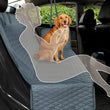 Waterproof Dog Car Seat Cover – Rear Back Hammock Protector with Mesh Window & Safety Belt for Large Dogs, SUVs & Trucks