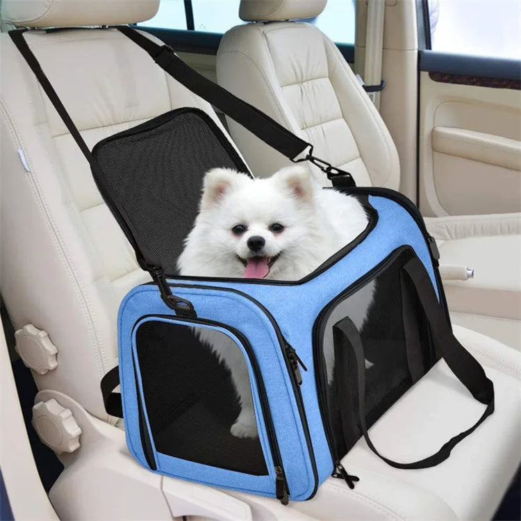 Airline Approved Soft-Sided Pet Carrier Backpack for Small Dogs and Cats