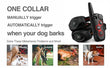 2-in-1 Dog Training & Anti-Bark Collar – Remote Control Shock Collar with Beep, Vibration & Static Modes