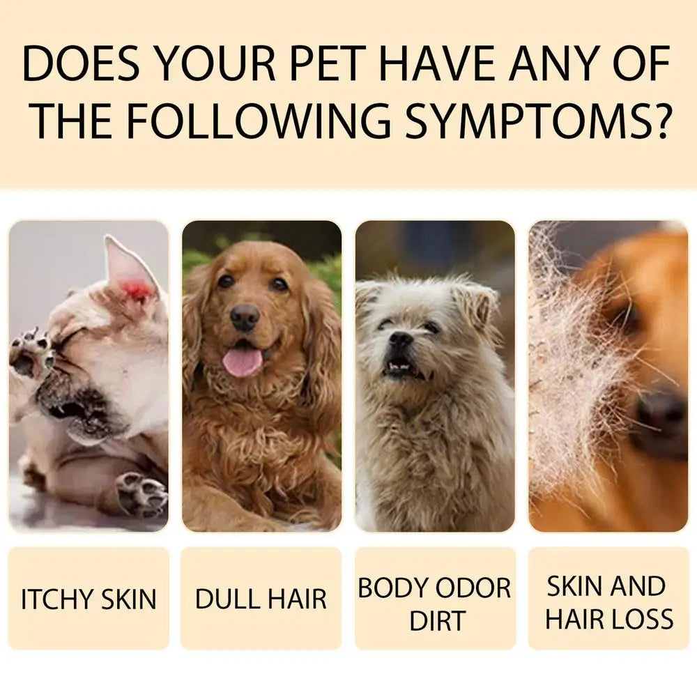 Dog Shampoo With Sense Of Smell Relieving Itching And Sensitive Skin 100ml Deep Cleansing Gentle And Healthy Dog Shampoo