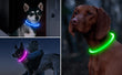 LED Luminous Dog Collar Light Rechargeable Flashing Safety Collar for Nighttime Walking