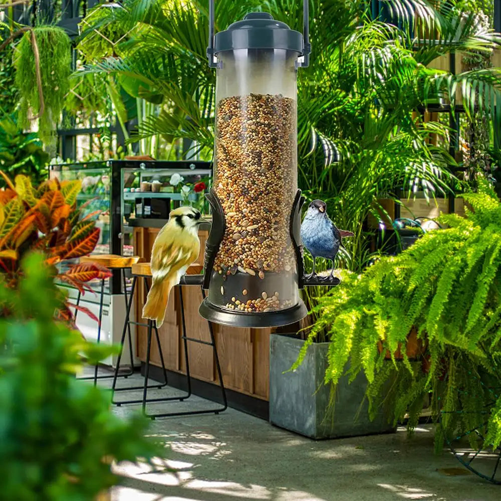 Bird Seed Feeder | Hanging Bird Feeder | Wild Bird Seed Feeder | Garden Paddock Bird Feeding Tool | Pet Supplies For Small Birds