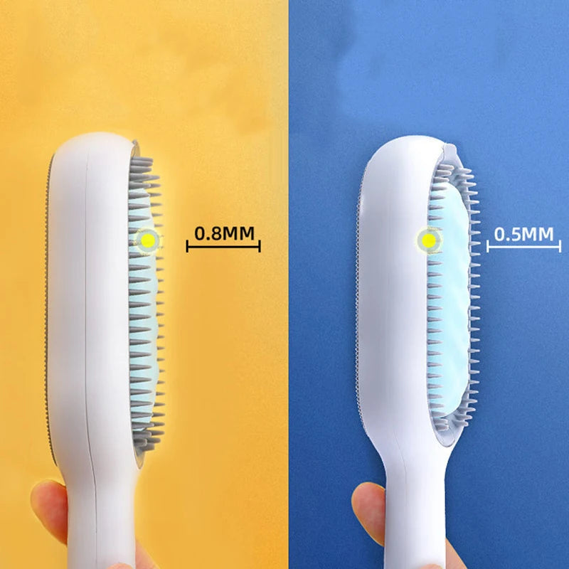 Clean Cat Dog Hair Removal Comb | Pet Grooming Brush | Wipes-Ready Brush for Cats/Dogs | Katten Accessories