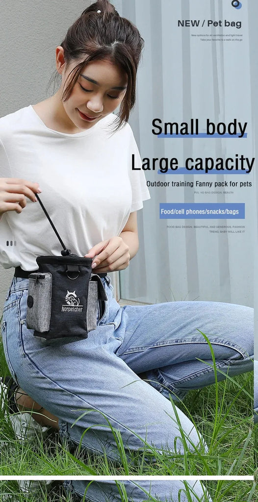 Dog Training Treat Bag – Multi-Functional Waist Pack for Outdoor Training