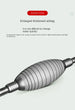 Fish Tank Water Changer Handheld Vacuum Siphon Pump with Adjustable Outlet Valve