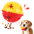 COOLPLAY Dog Chew Toy – Interactive Teeth Cleaning Sound Ball with Treat Dispensing