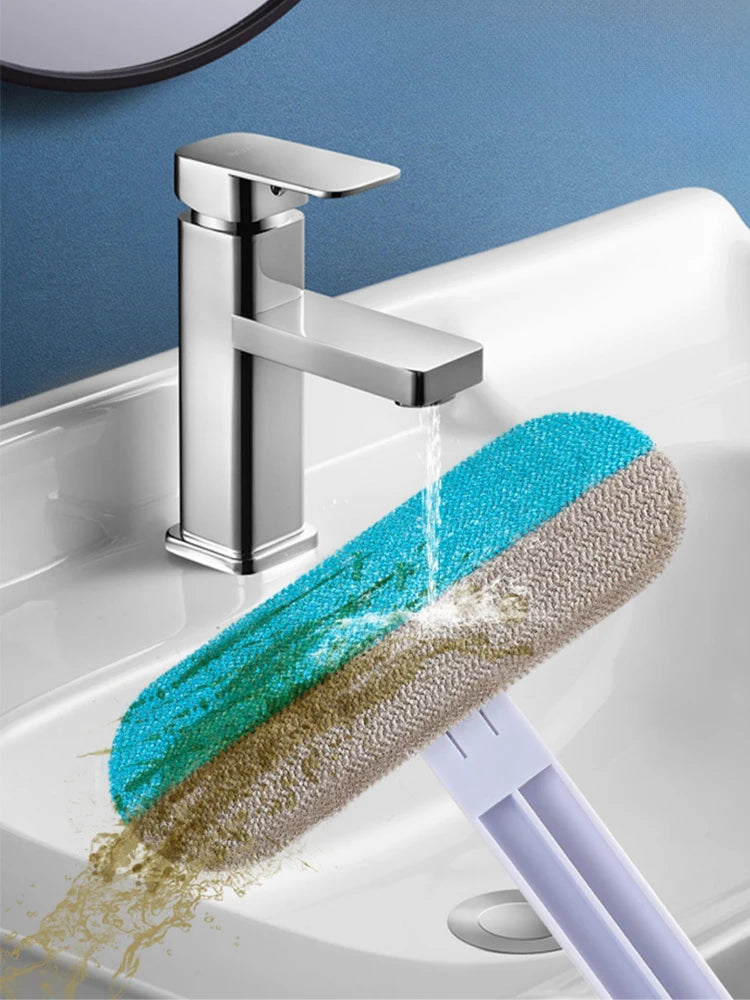 Multifunctional Pet Hair Remover Brush | Long Handle Fur Cleaner for Carpet, Sofa & Clothes | Manual Cat/Dog Hair Cleaning Tool