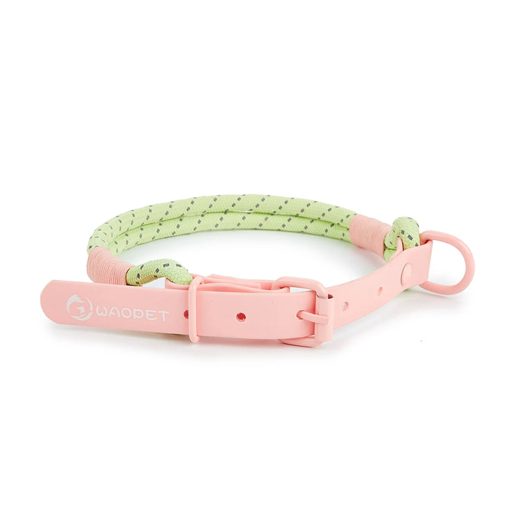 Cute Candy Style Nylon Dog Collar – Waterproof, Reflective, and Customizable