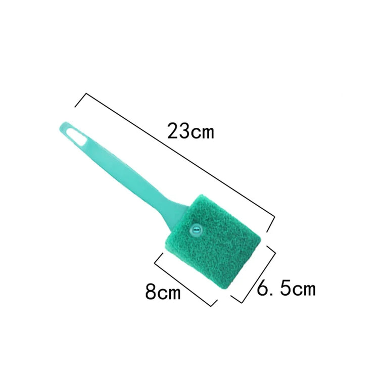 Double-Sided Aquarium Cleaning Brush – Algae Scraper Sponge for Fish Tank