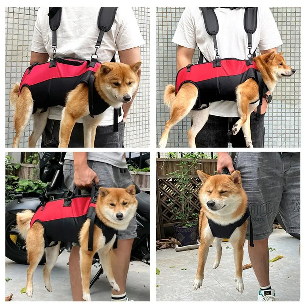 Horizontal Dog Backpack Carrier – Breathable Mesh Pet Travel Bag for Small Dogs, Hands-Free Outdoor Hiking & Cycling