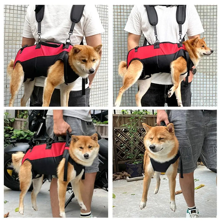 Horizontal Dog Backpack Carrier – Breathable Mesh Pet Travel Bag for Small Dogs, Hands-Free Outdoor Hiking & Cycling